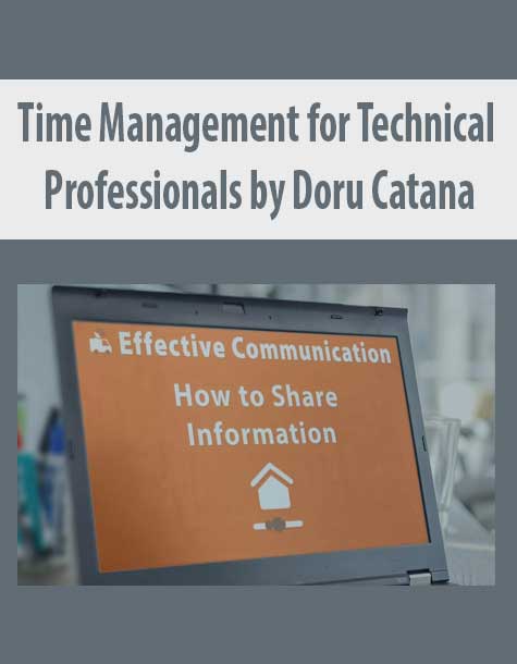 Time Management For Technical Professionals