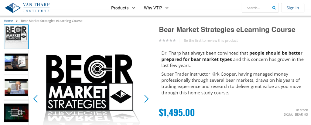 Bear Market Strategies Elearning
