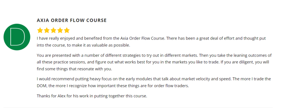 Order Flow Courses