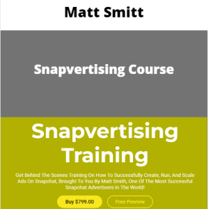 Matt Smith Snapvertising