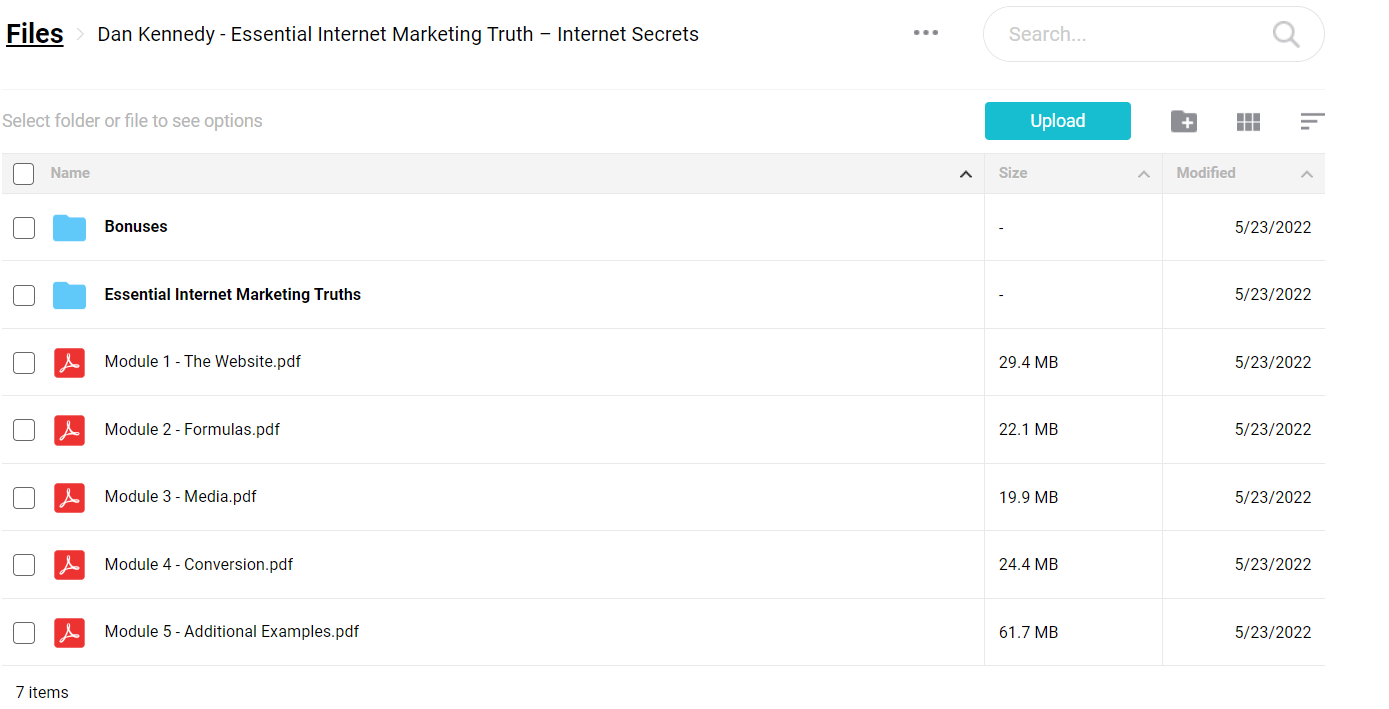 Essential Internet Marketing Truth Course