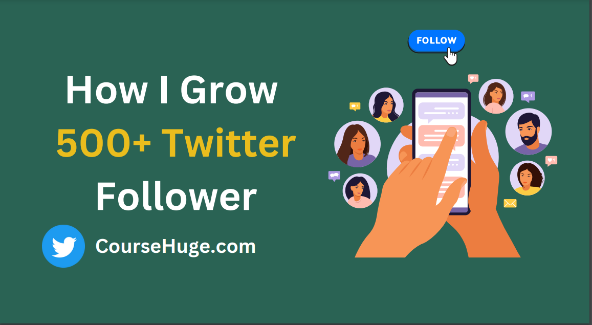 How I Grow 500+ Followers On Twitter (X) In 2023?