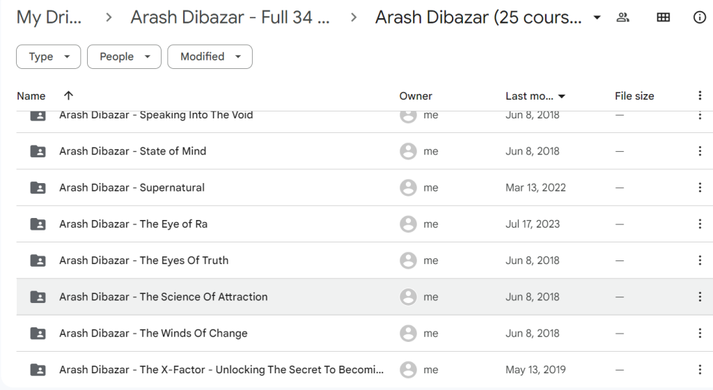 34 Arash Dibazar Courses