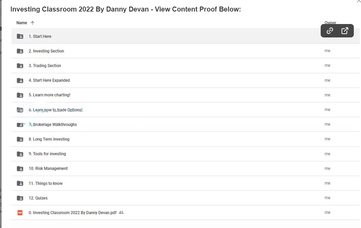 Danny Devan – Investing Classroom 2022