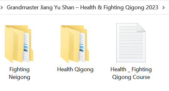 Health And Fighting Qigong 2023