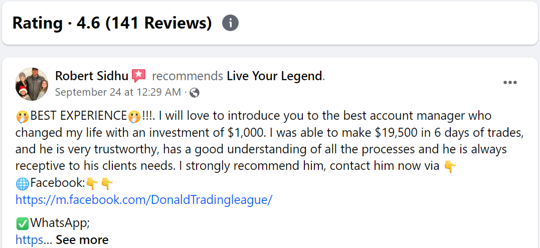 Review Live Your Legend Course