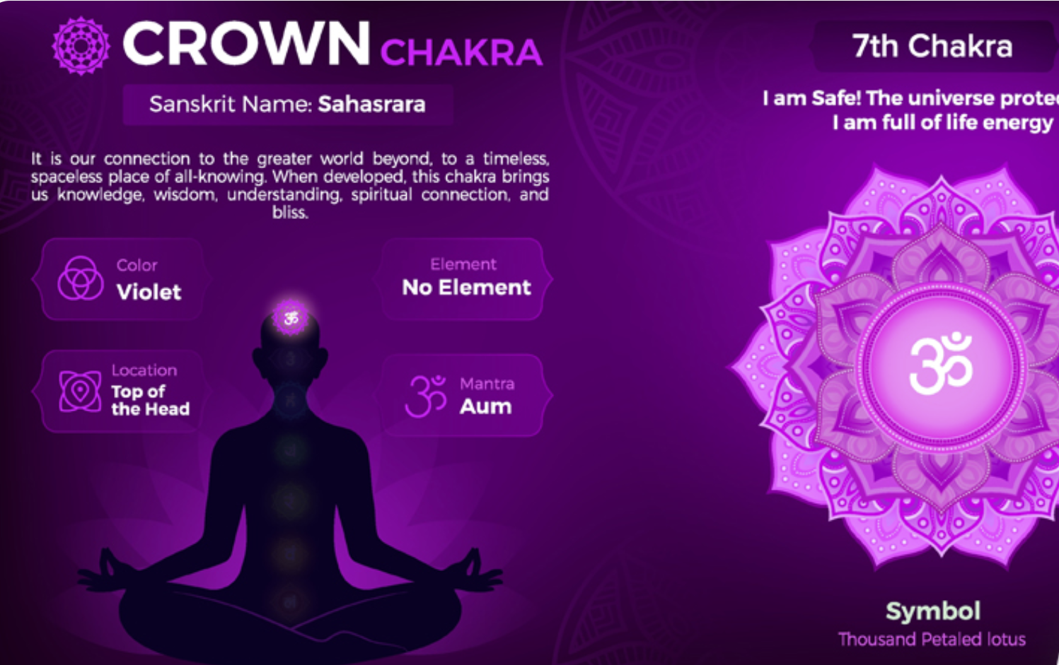 The Crown Chakra (Sahasrara)