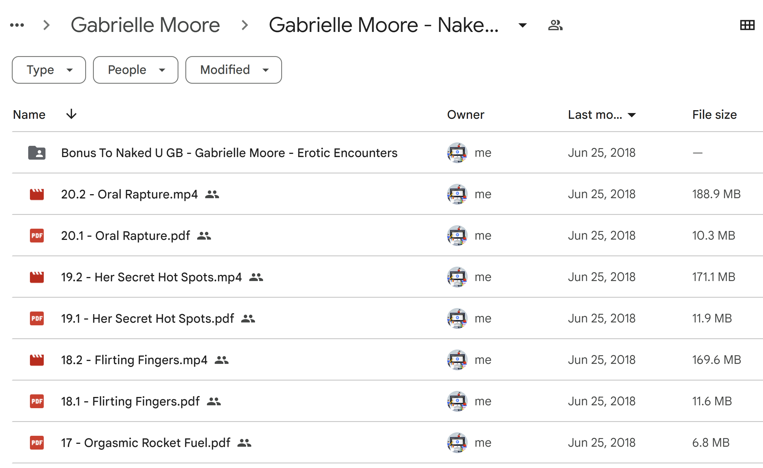 Gabrielle Moore Naked U 