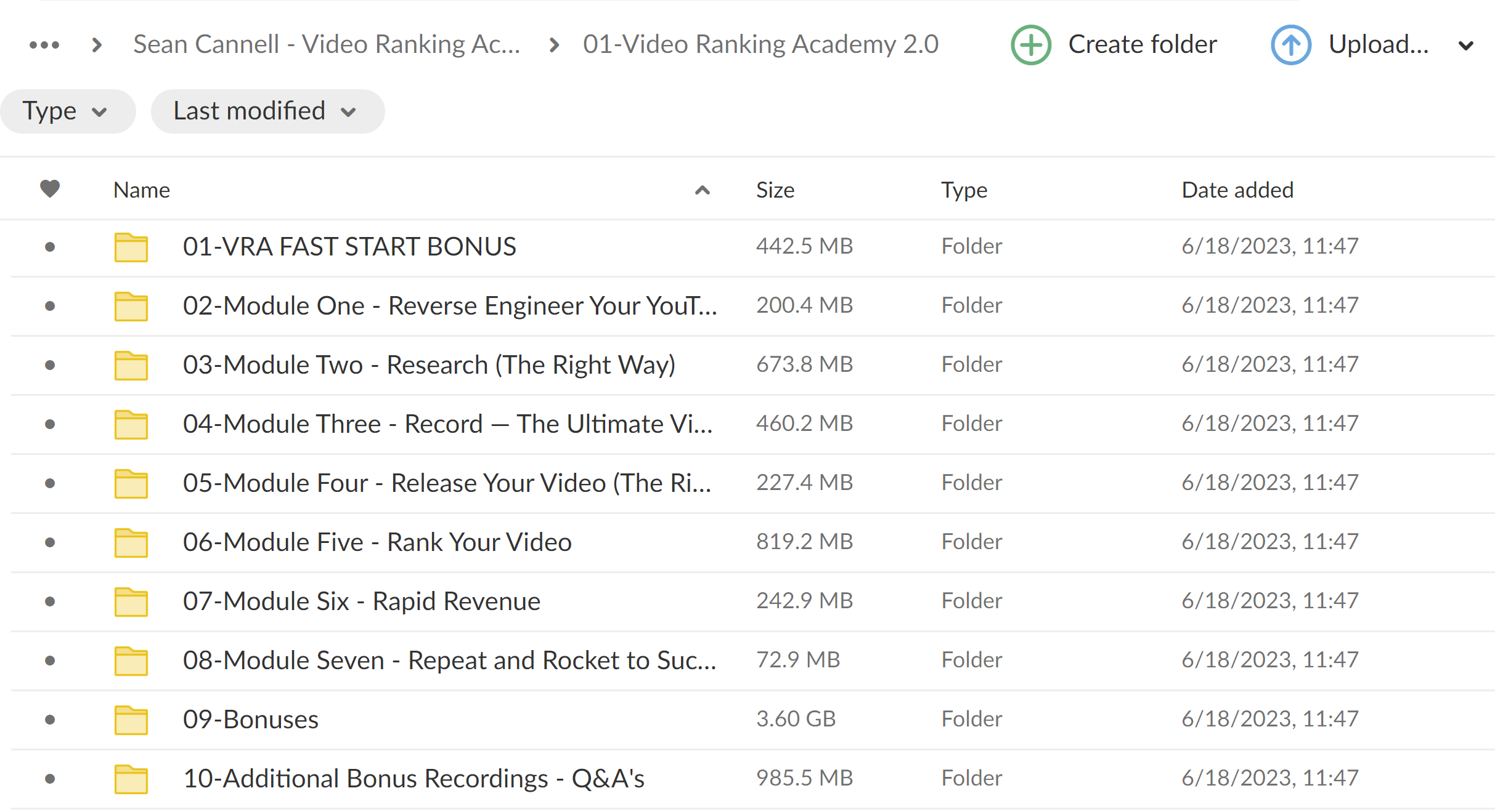 Video Ranking Academy 2.0