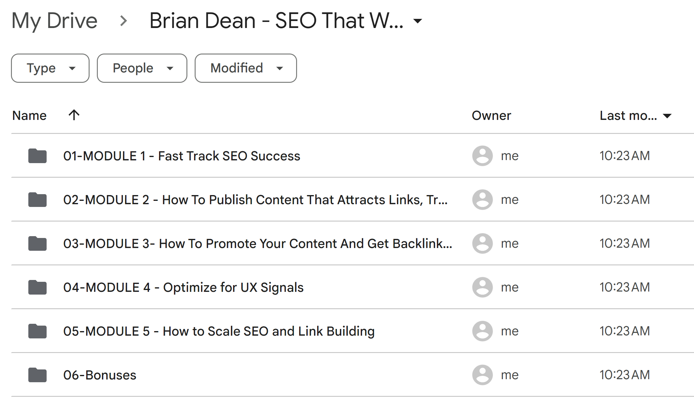 Brian Dean Seo That Works 4.0