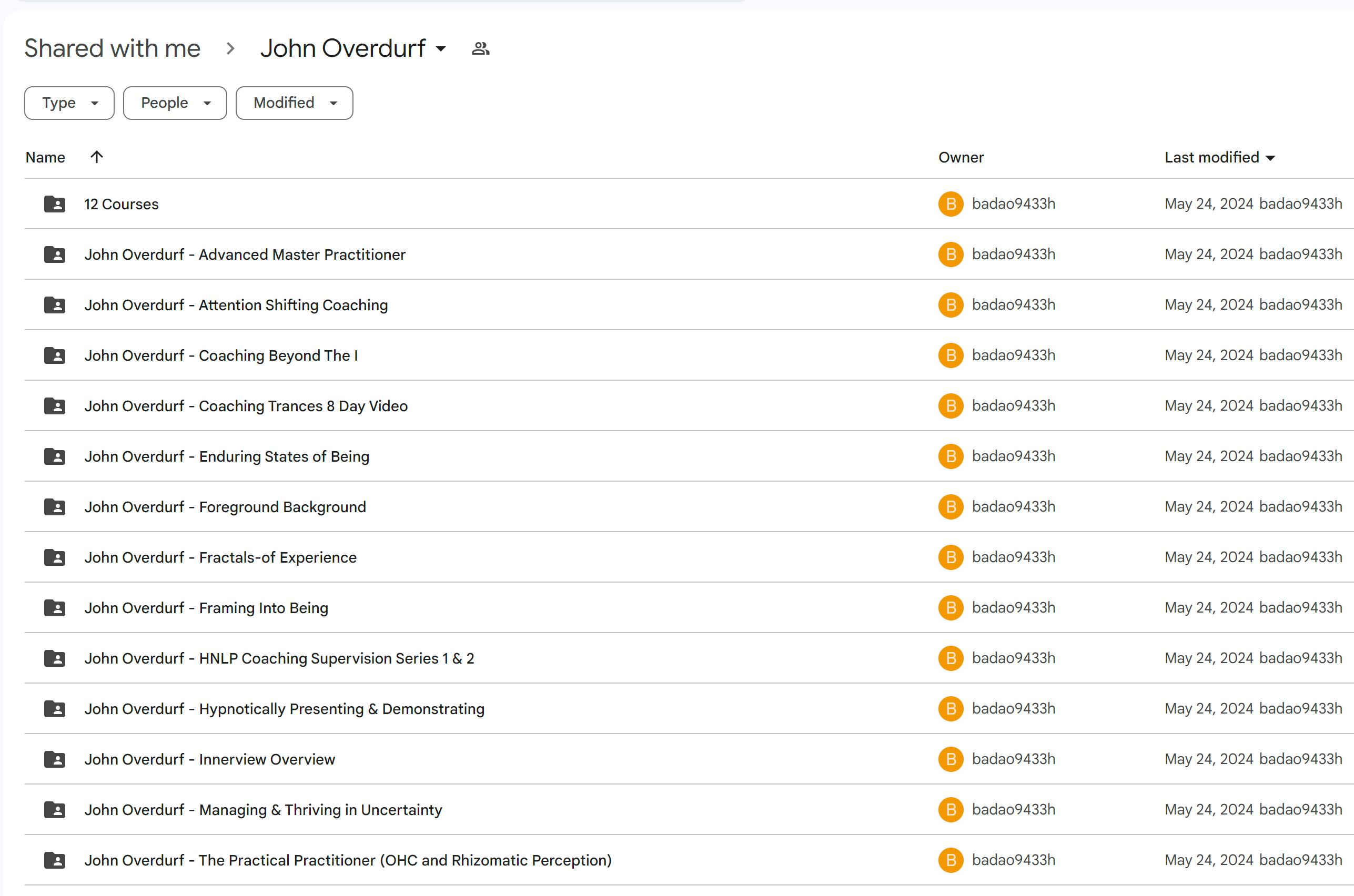 John Overdurf Courses Download