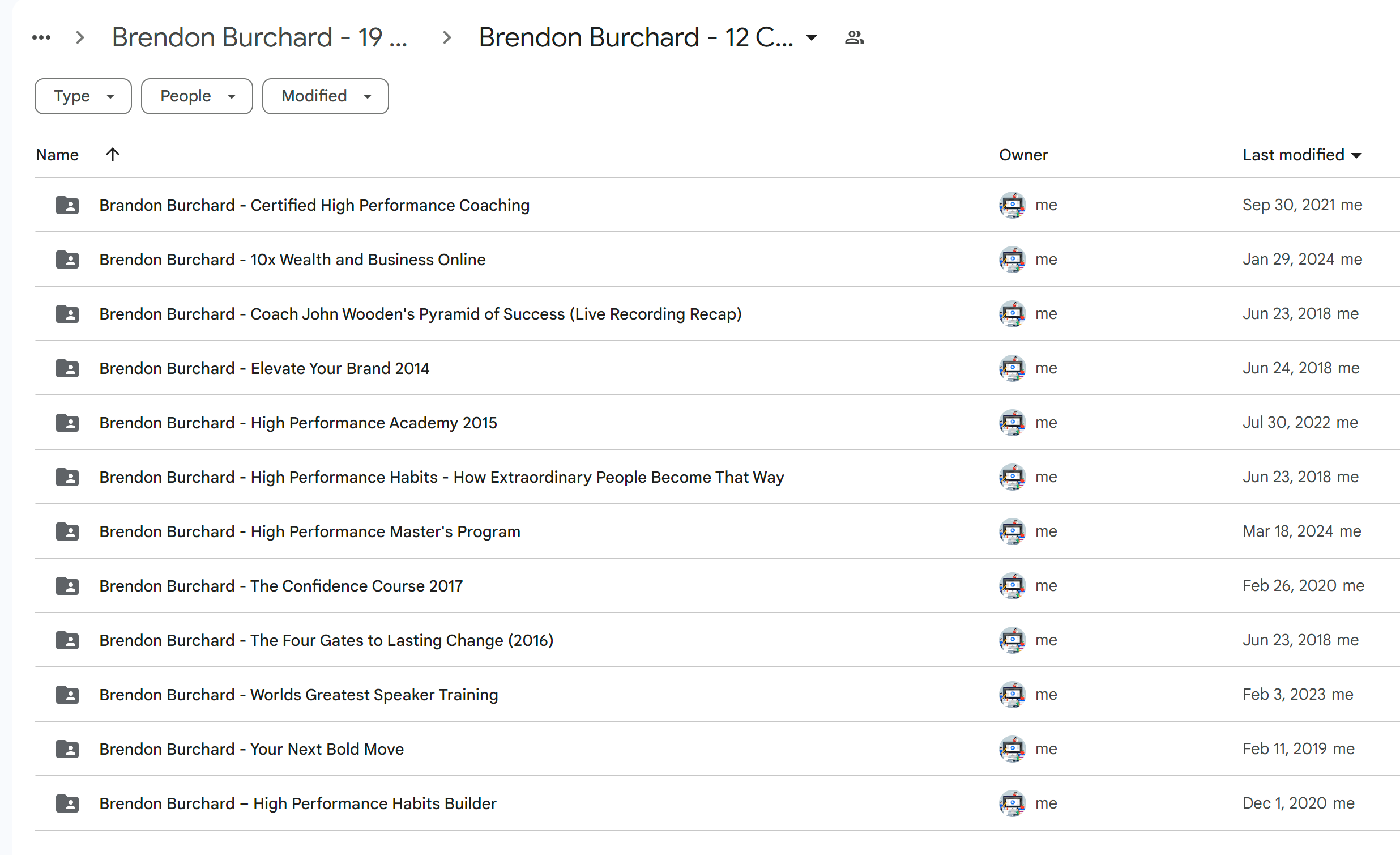 Top 19 Brendon Burchard Courses Download