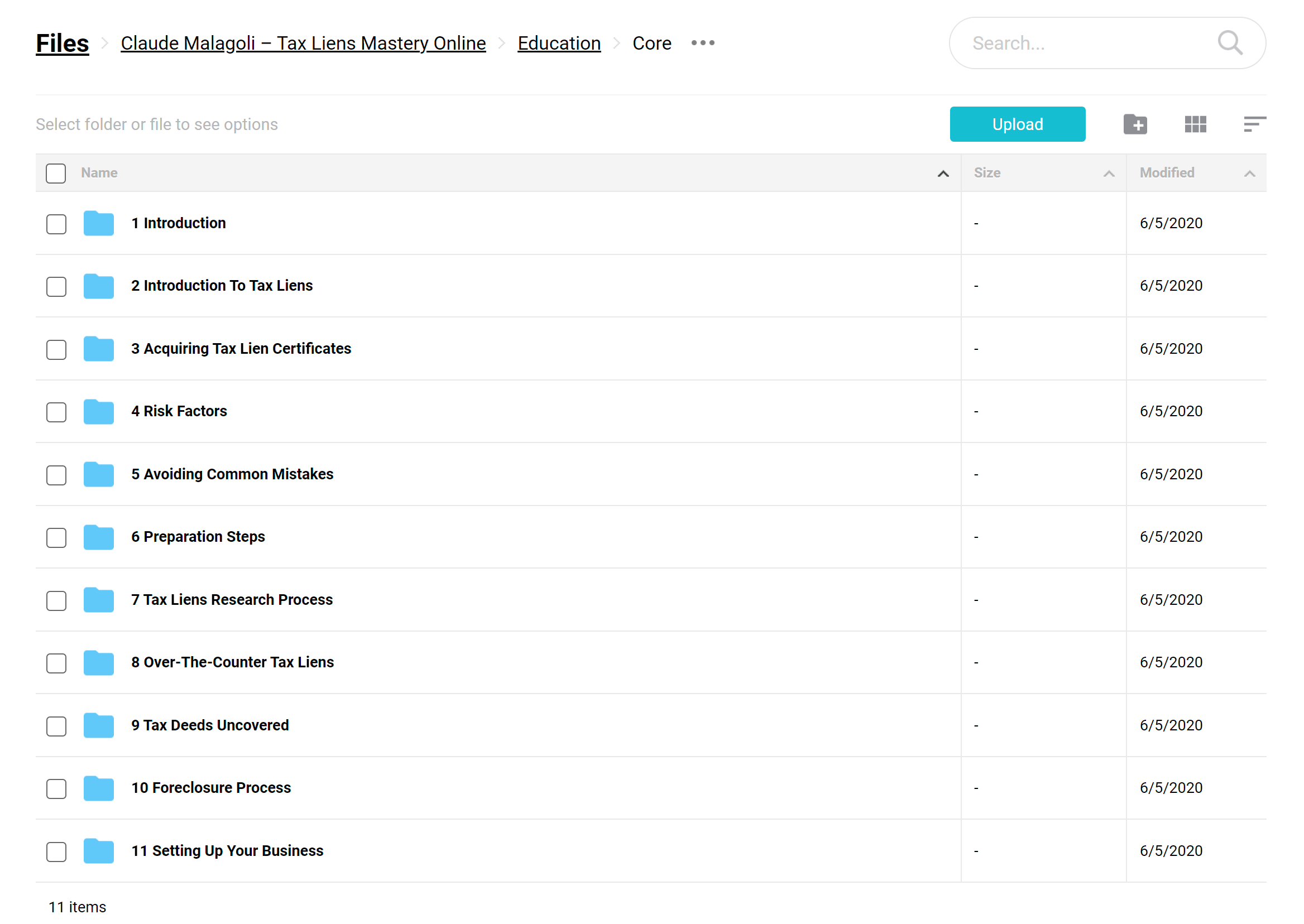 Download Tax Liens Mastery Online 