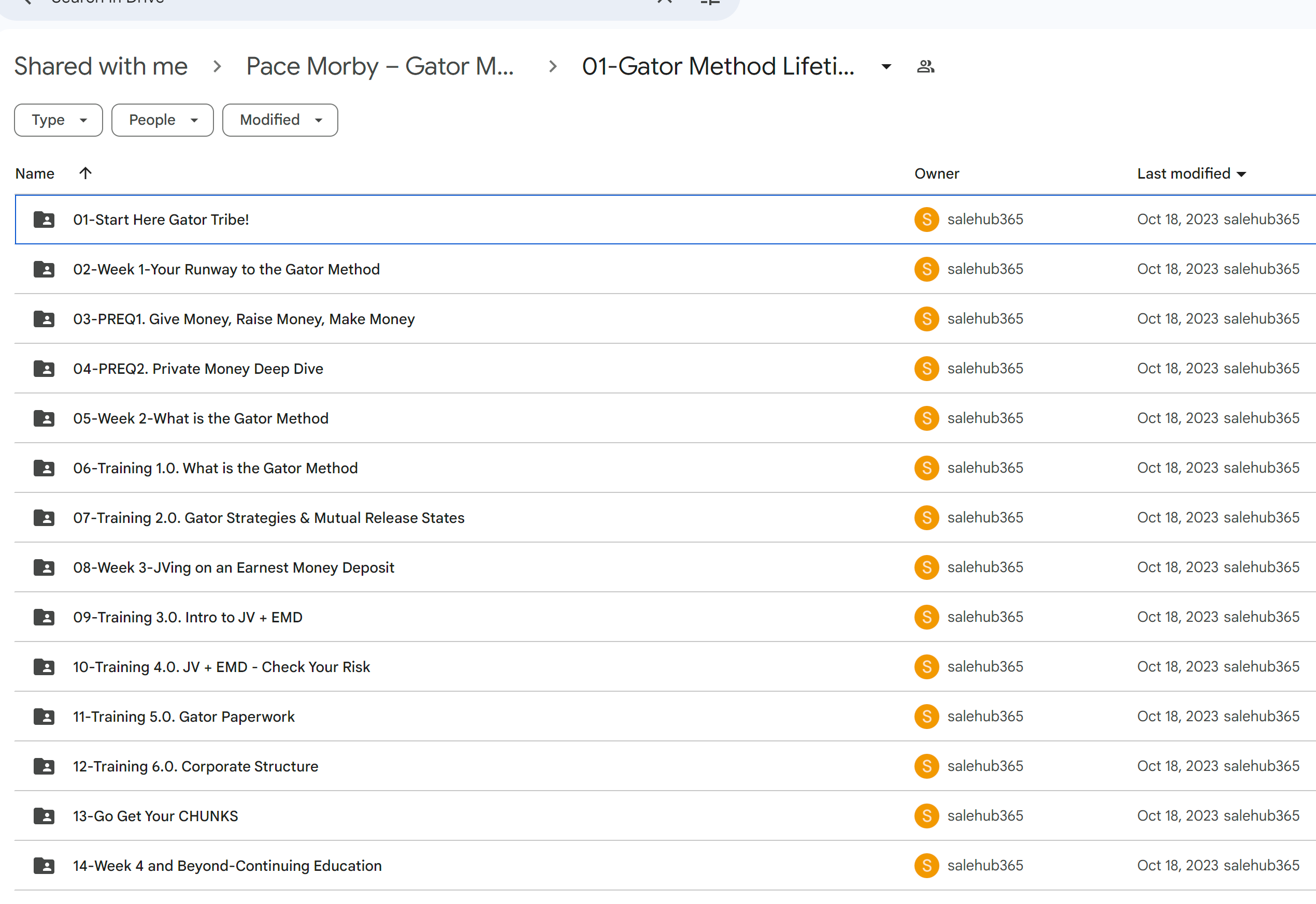 Download Pace Morby Gator Method Course