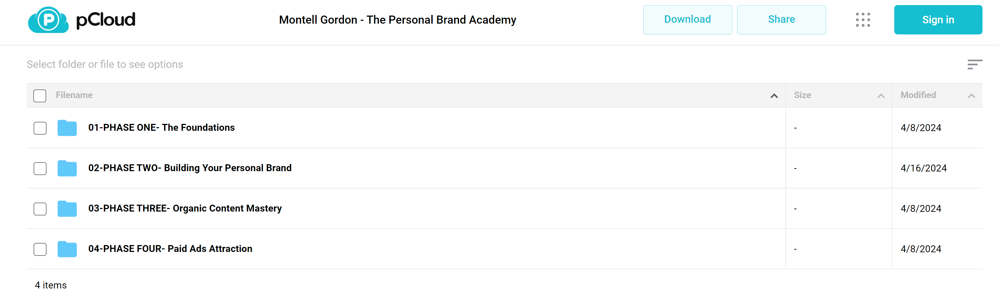 Download Montell Gordon The Personal Brand Academy Course