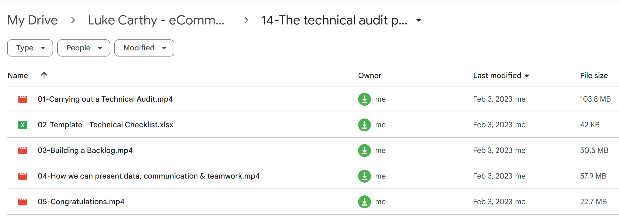 technical audit seo course