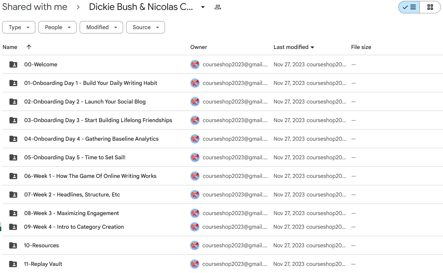 Download Dickie Bush & Nicolas Cole Ship 30 for 30