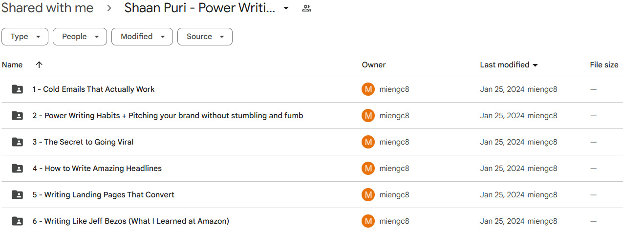 Download Shaan Puri Power Writing 