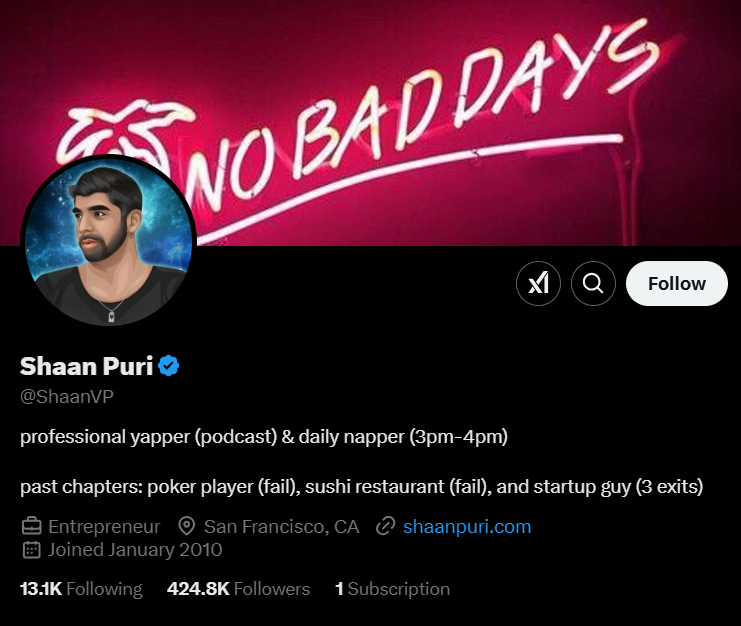 Who is Shaan Puri