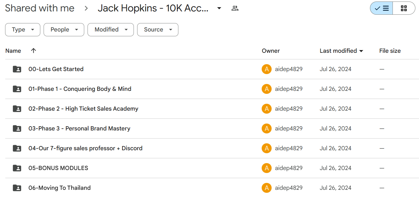 Download Jack Hopkins 10K Accelerator Program