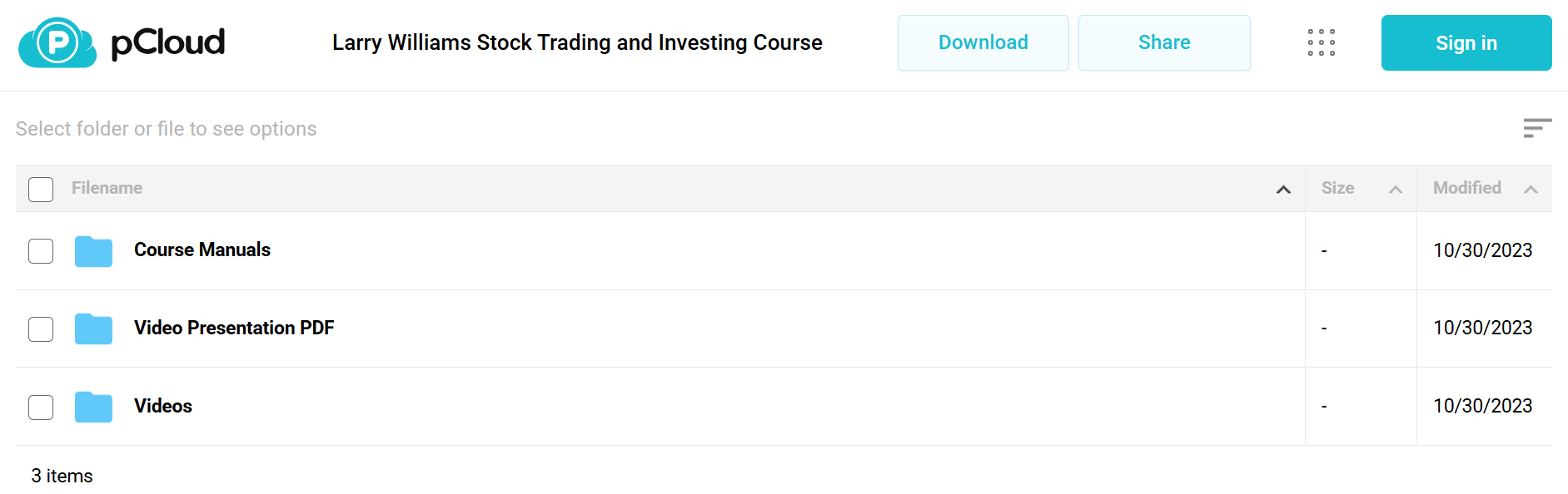 Download Larry Williams Stock Trading and Investing Course
