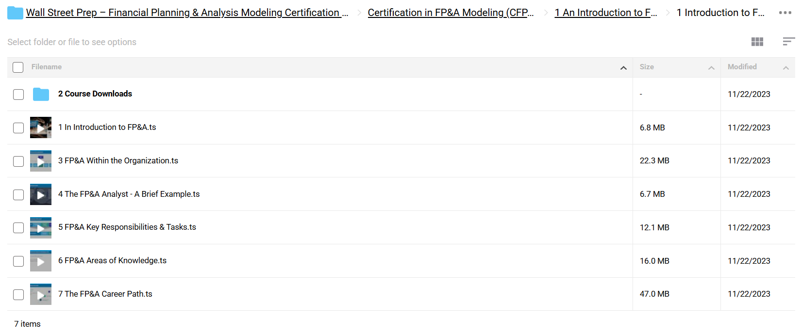 Financial Planning & Analysis Modeling Certification (FPAMC)