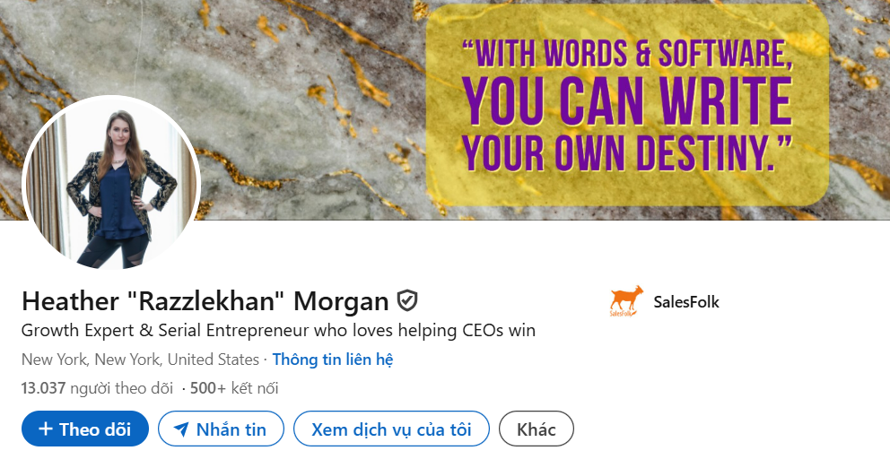 Who is Heather Morgan