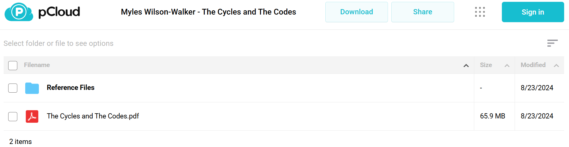 Download Myles Wilson The Cycles and The Codes