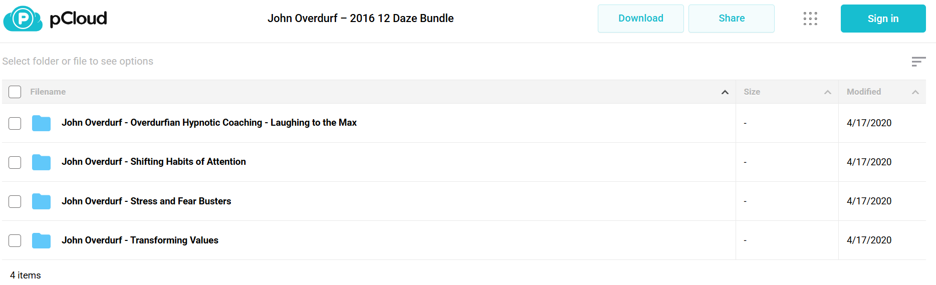Download John Overdurf 2016 12 Daze Bundle