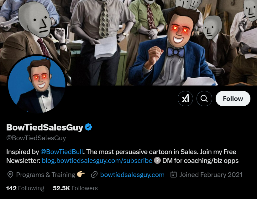 Who is BowTied SalesGuy