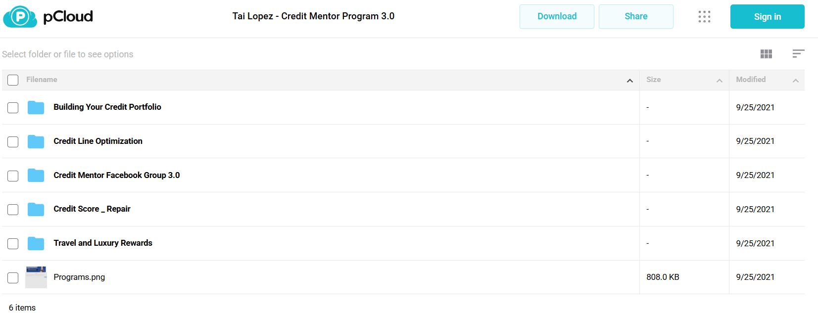 Download Tai Lopez Credit Mentor Program 3.0