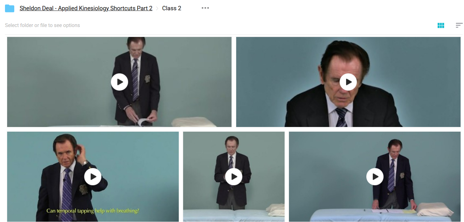 Dr. Sheldon Deal course