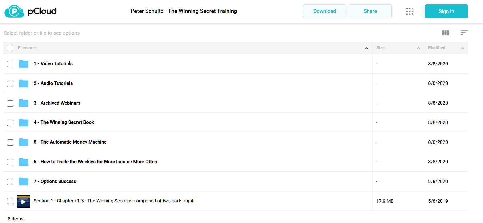 Download Peter Schultz The Winning Secret Training