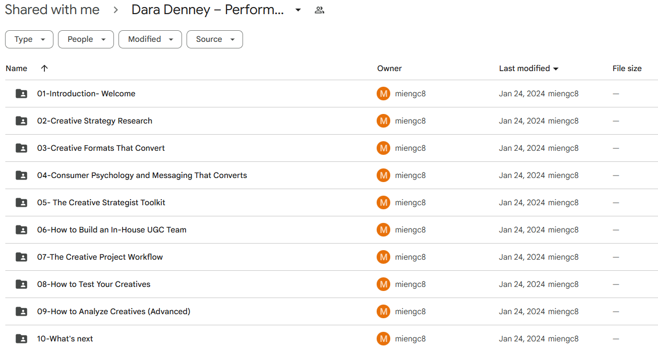 Download Dara Denney Performance Creative Master 