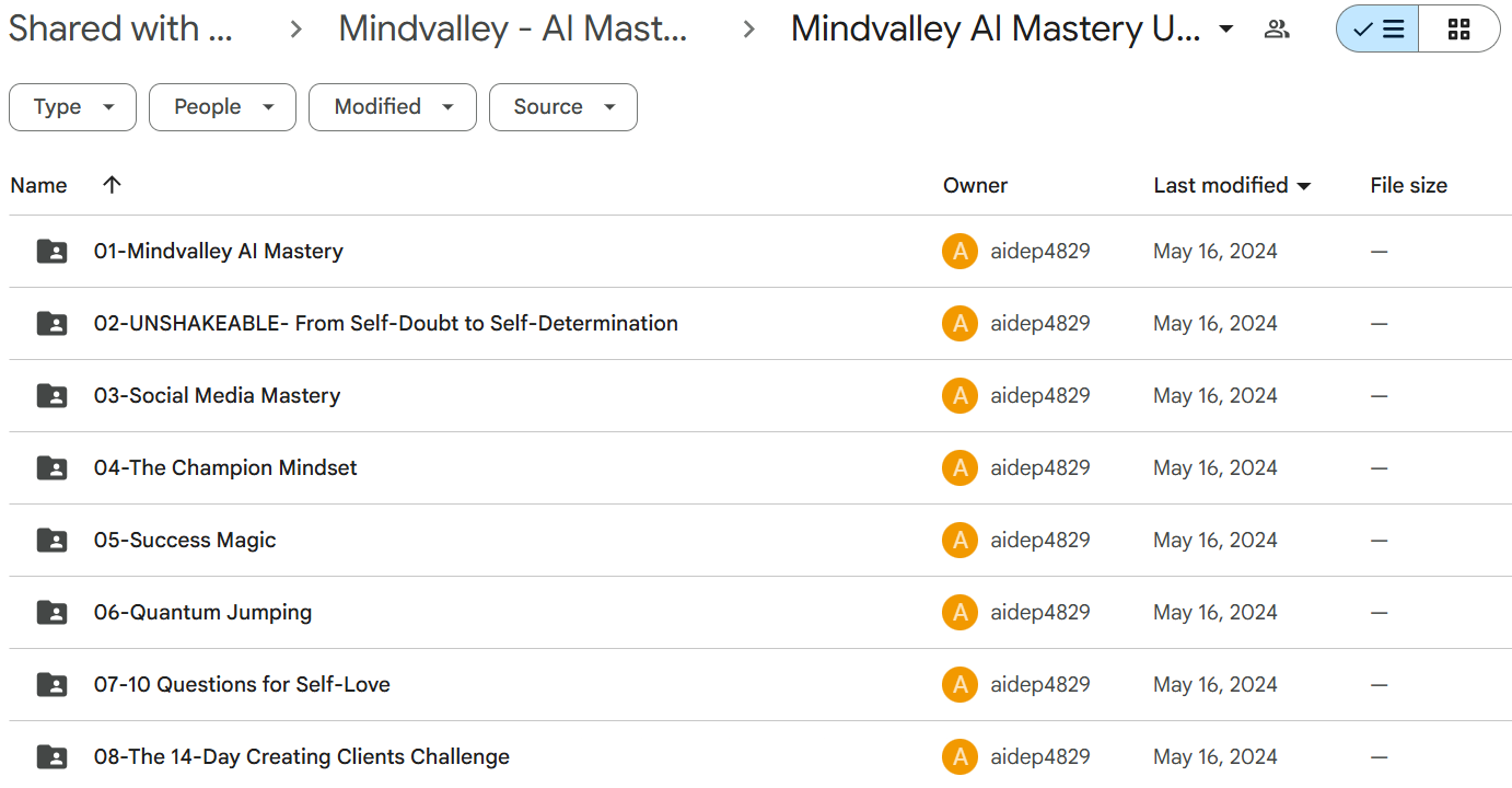 AI Mastery course 