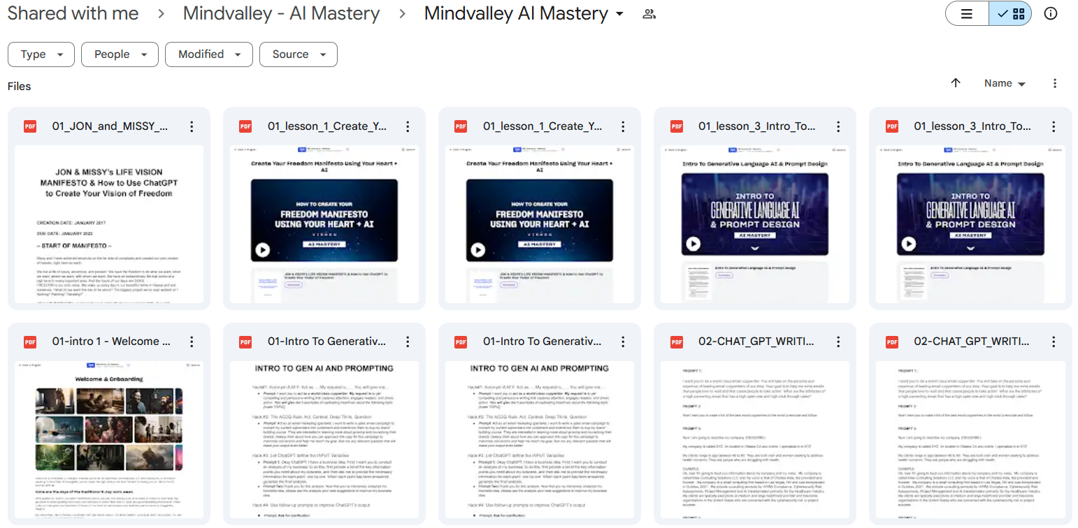Mindvalley course 