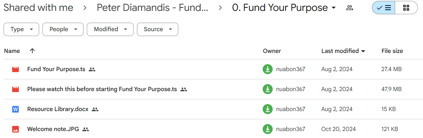 Peter Diamandis course 