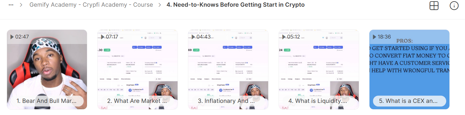 Gemify Academy course 