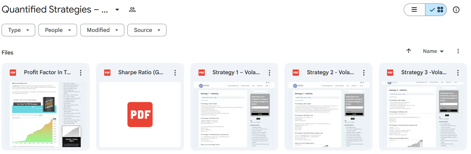 3 Volatility Strategies course
