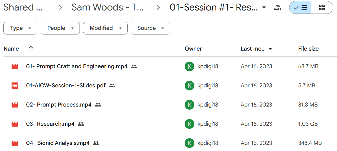 The AI Copywriting Workshop course 