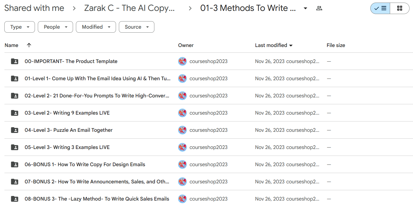 The AI Copywriting Accelerator course