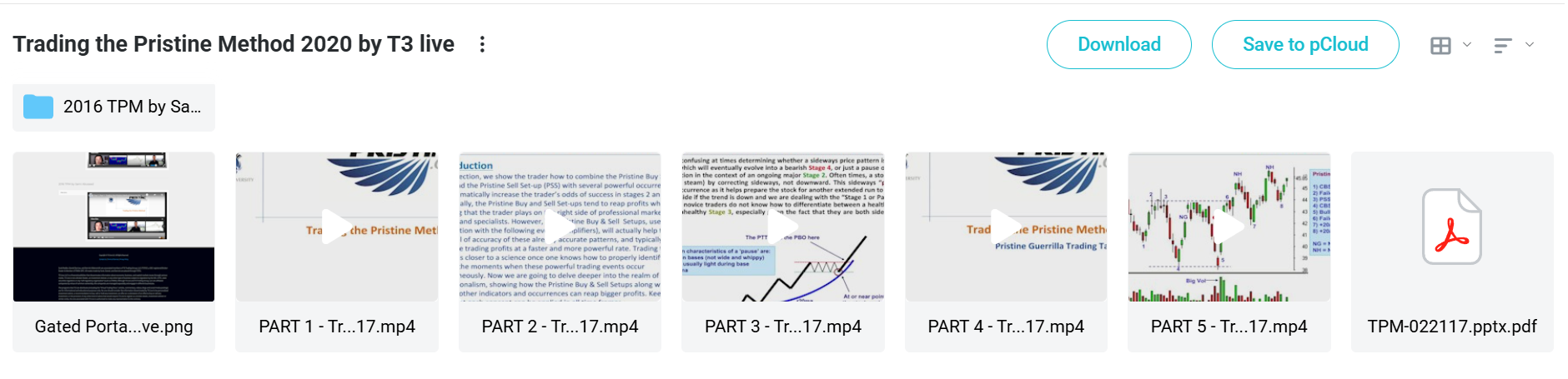 T3 Live course
