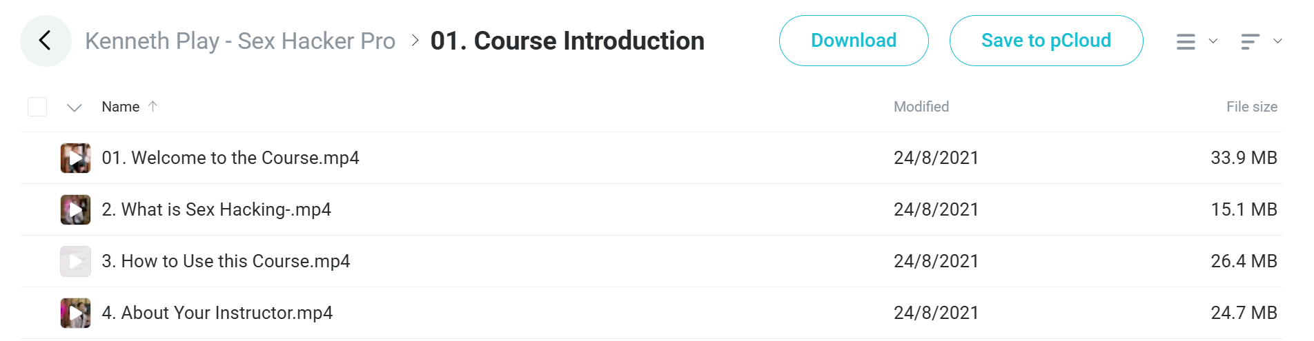 Sex Hacker Pro course