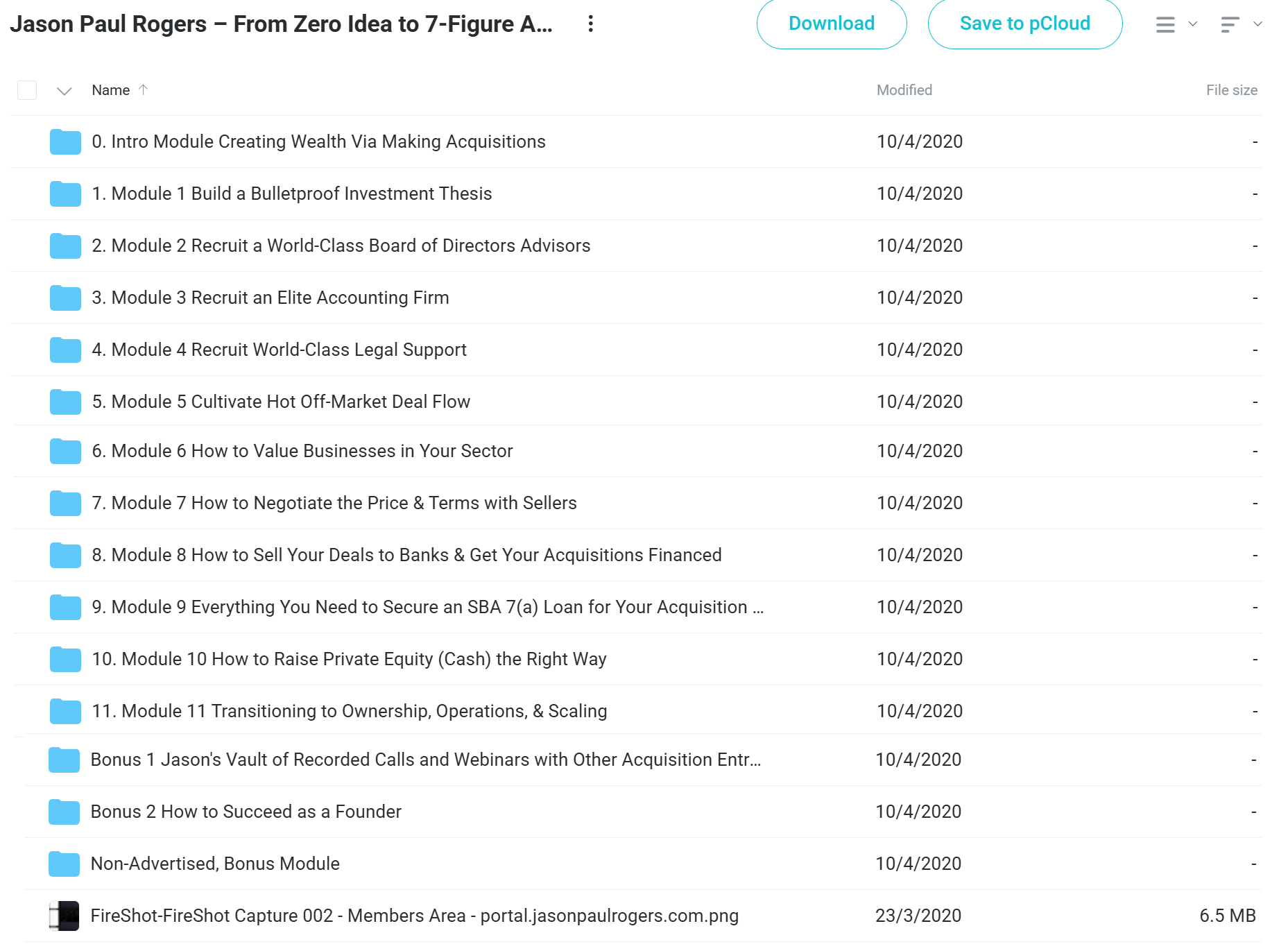 Download Jason Paul Rogers From Zero Idea to 7-Figure Acquisition 