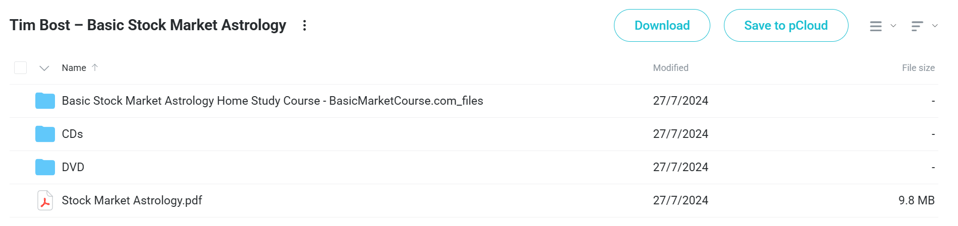 Download Tim Bost Basic Stock Market Astrology