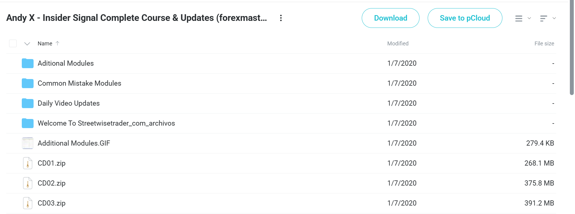 Download Andy X Insider Signal Complete 