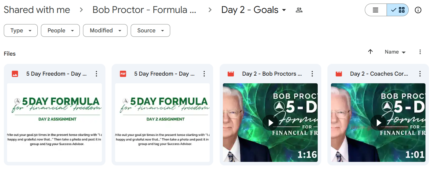 Bob Proctor course