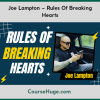 Joe Lampton – Rules Of Breaking Hearts