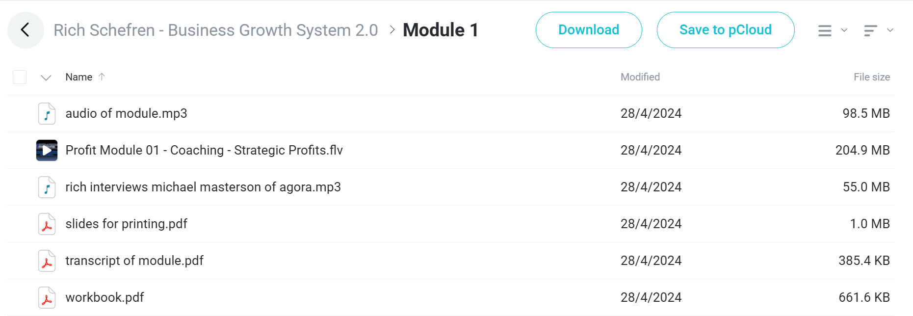 Business Growth System 2.0 course