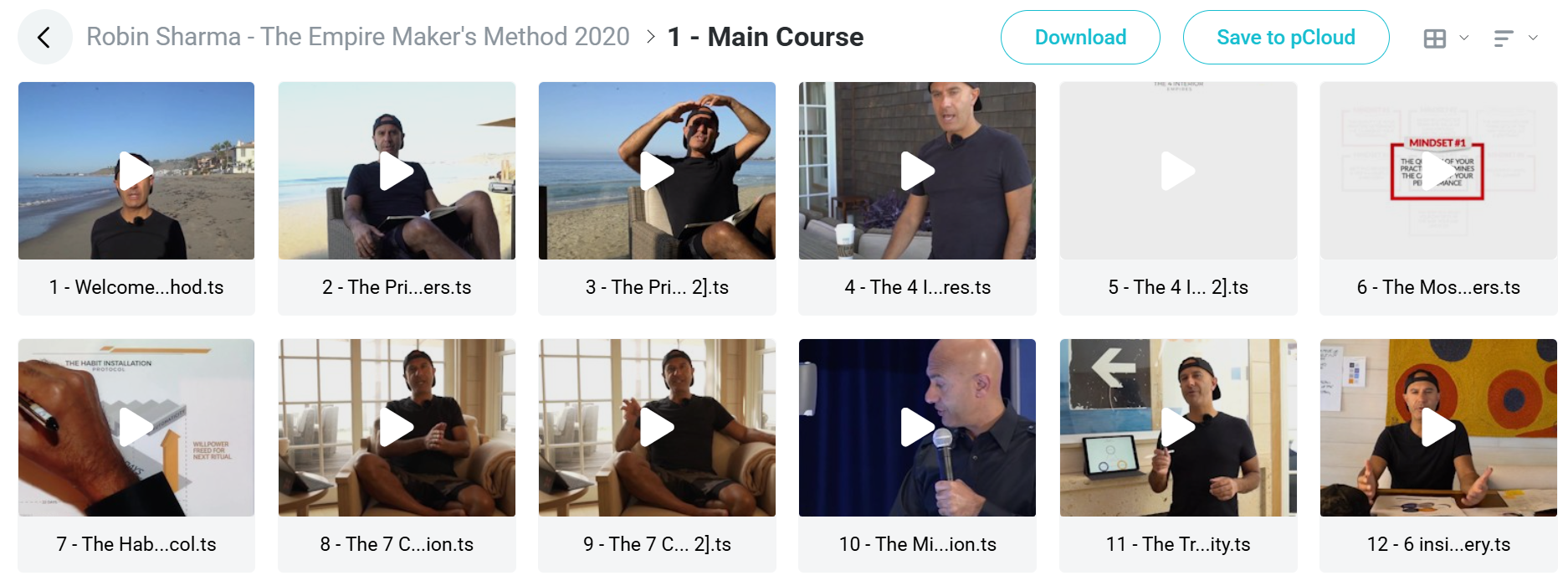 Robin Sharma course